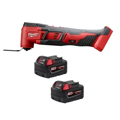 Milwaukee 2626-20-48-11-1852, bundle: M18 18-Volt Lithium-Ion Cordless Oscillating Multi-Tool with (2) M18 5.0Ah Batteries
