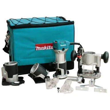 Makita RT0701CX3, standalone tool: Makita RT0701CX3 Corded 1-1/4 HP* Compact Router Kit