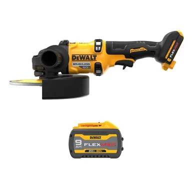DeWalt DCG440BWDCB609, bundle: FLEXVOLT 60V Lithium-Ion Cordless 7 in. Angle Grinder with FLEXVOLT 20V/60V MAX 9. 0Ah Battery