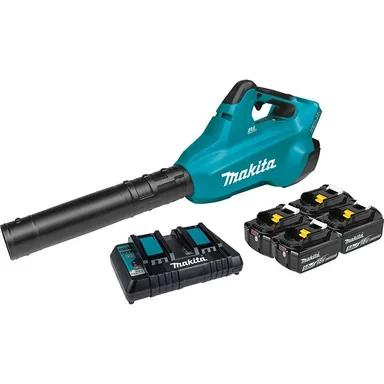 Makita XBU02PT1, kit: Makita X2 XBU02PT1 36-Volt 5.0Ah LXT Lithium-Ion Cordless Brushless Blower Kit