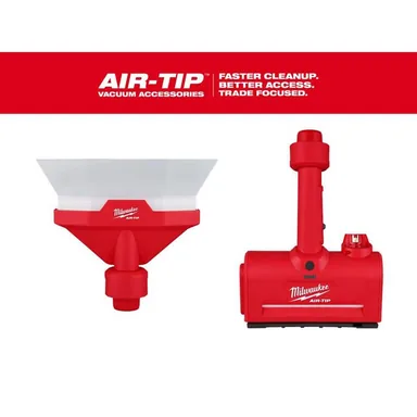 Milwaukee 49-90-2022-0980-20, bundle: AIR-TIP 1-1/4 in. to 2-1/2 in. Dust Collector and M12 AIR-TIP Wet/Dry Shop Vacuum Utility Nozzle Attachments