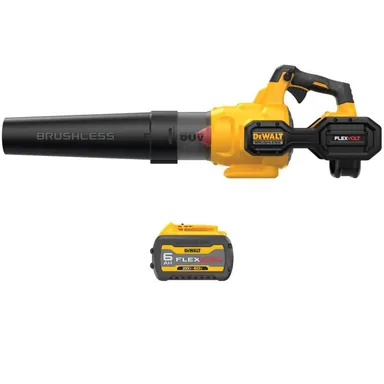 DeWalt DCBL772X1WCB606, bundle: FLEXVOLT 60V MAX 125 MPH 600 CFM Brushless Cordless Battery Powered Blower Kit w/ FLEXVOLT 3Ah & 2Ah Batteries & Charger