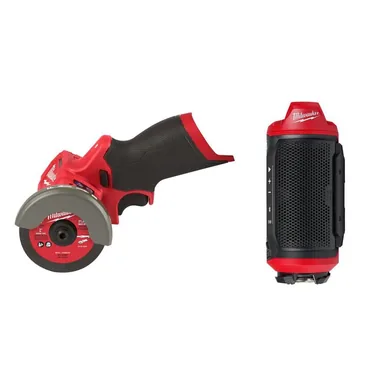Milwaukee 2522-20-2955-20, bundle: M12 FUEL 12V Lithium-Ion Brushless Cordless 3 in. Cut Off Saw, & Speaker