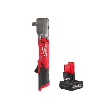 Milwaukee 2565P-20-48-11-2450, bundle: M12 FUEL 12V Lithium-Ion Brushless Cordless 1/2 in. Right Angle Impact Wrench with Pin Detent with M12 5.0 Ah Battery