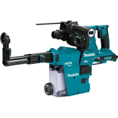 Makita XRH10ZW, bare tool: Makita XRH10ZW 36V (18V X2) LXT Brushless 1-1/8" SDS-PLUS AVT Rotary Hammer, w/ HEPA Dust Extractor, AFT, AWS Capable, Tool Only