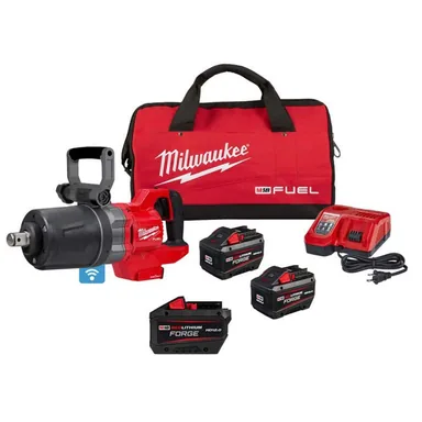 Milwaukee 2868-22HD-48-11-1813, bundle: M18 FUEL 18V Lith-Ion Brushless Cordless 1 in. Impact Wrench w/ D-Handle Kit w/ Three 12.0 Ah Batteries