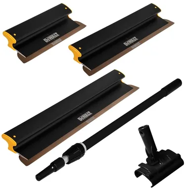DeWalt DXTT-3-445, unpowered: 16/24/32 in. Aluminum-Body Skimming Blades, 37-63 in. Handle and Adapter