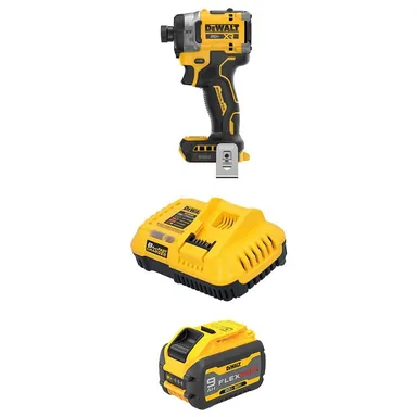 DeWalt DCF860BWDCB609C, bundle: 20V MAX XR Lithium-Ion Cordless Impact Driver with 20V/60V MAX flexvolt 9. 0Ah Battery and Charger