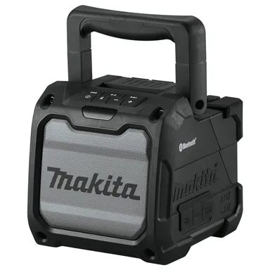 Makita XRM08B, bare tool: Makita XRM08B 12-Volt/18-Volt CXT/LXT Cordless Bluetooth Job Site Speaker - Bare Tool