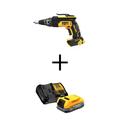 DeWalt DCF630BWCBP034C, bundle: 20-Volt Maximum XR Lithium-Ion Cordless Brushless Screw Gun with POWERSTACK 1.7 Ah Battery and Charger