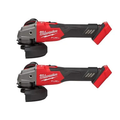 Milwaukee 2889-20-2889-20, bundle: M18 FUEL 18-Volt Lithium-Ion Brushless Cordless 4-1/2 in./5 in. Grinder with Variable Speed & Slide Switch (2-Piece)