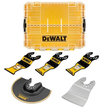 DeWalt DWA425GSET, accessory: General Purpose Bi-Metal Oscillating Tool Blade Set with Tough Case (5-Pack)