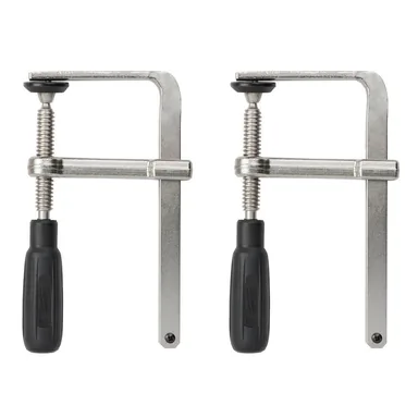 Milwaukee 48-08-0573, accessory: M18 FUEL 18-Volt Lithium-Ion Brushless Cordless Track Clamps for Plunge Track Saw (2-Pack)