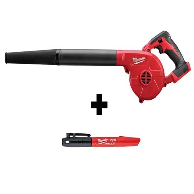 Milwaukee 0884-20-48-22-3100, bundle: M18 18V Lithium-Ion Cordless Compact Blower with INKZALL Black Fine Point Jobsite Marker