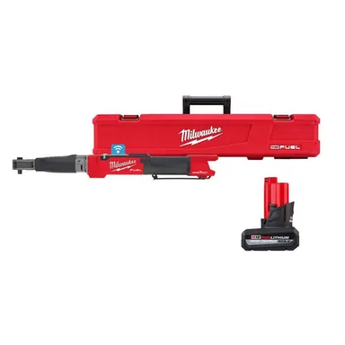 Milwaukee 2465-20-48-11-2450, bundle: M12 FUEL ONE-KEY 12V Lithium-Ion Brushless Cordless 3/8 in. Digital Torque Wrench W/(1) 5.0Ah High Output Battery Pack