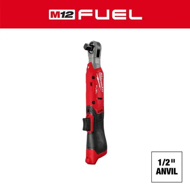 Milwaukee 3054-20, bare tool: M12 FUEL 12V Lithium-Ion 1/2 in. Compact Cordless Ratchet (Tool-Only) (photograph from the Home Depot listing)