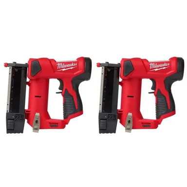 Milwaukee 2540-20-2540-20, bundle: M12 12-Volt 23-Gauge Lithium-Ion Cordless Pin Nailer Tool-Only (2-Pack)