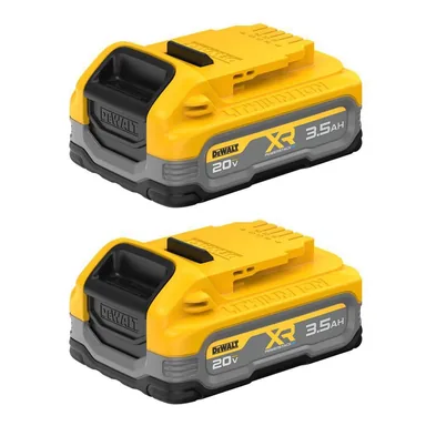 DeWalt DCBP320X2, accessory: 20-Volt MAX XR Powerstack Lithium-Ion 3. 5Ah Battery (2-Pack)
