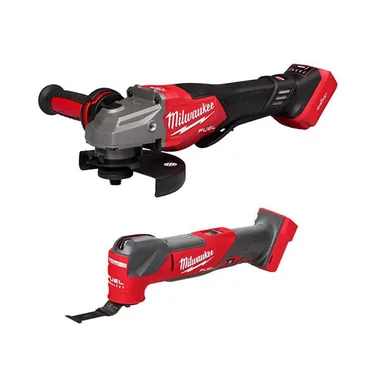 Milwaukee 3672-20-2836-20, bundle: M18 FUEL ONE-KEY 18V Lithium-Ion Brushless Cordless 4-1/2 in./6 in. Braking Grinder w/Paddle Switch & Multi-Tool