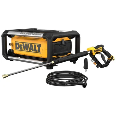 DeWalt DWPW2100, standalone tool: 2100 PSI 1.2 GPM 13 Amp Cold Water Electric Pressure Washer with Internal Equipment Storage (photograph from the Home Depot listing)