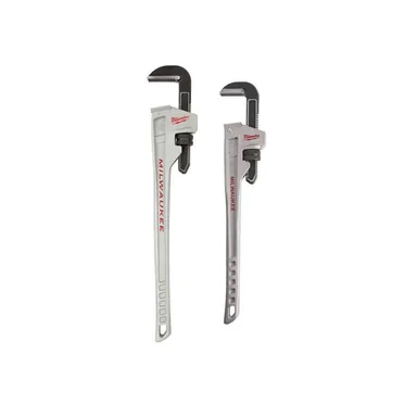Milwaukee 48-22-7236-48-22-7224, bundle: 36 in. Aluminum Pipe Wrench and 24 in. Aluminum Pipe Wrench