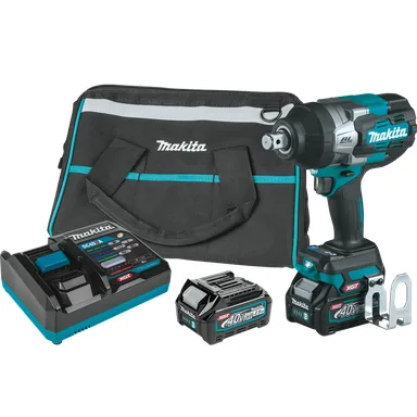 Makita GWT01D, kit: Makita GWT01D 40V max XGT Brushless Cordless 4-Speed High-Torque 3/4" Sq. Drive Impact Wrench Kit w/ Friction Ring Anvil (2.5Ah)
