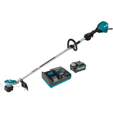 Makita GRU01M1, kit: Makita GRU01M1 40V max XGT Brushless Cordless 15" String Trimmer Kit (4.0Ah)