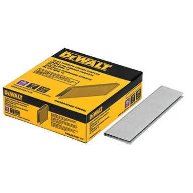 DeWalt DWSX503511/2, accessory: 1-1/2 in. x 7/32 in. 18-Gauge Glue Collated Bright Steel Staples (3,000 per Box)