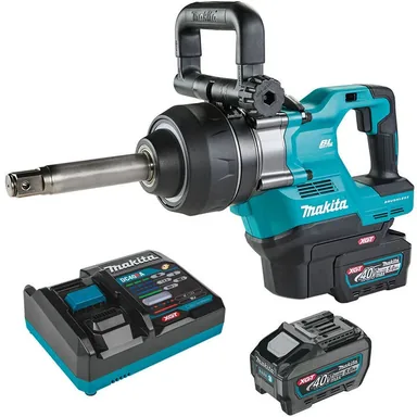 Makita GWT10T, kit: Makita GWT10T 40V max XGT Brushless 4-Speed High-Torque 1 in. Sq. Drive D-Handle Extended Anvil Impact Wrench 5.0Ah Kit (Friction Ring)