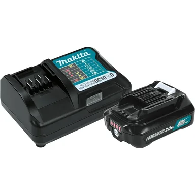 Makita BL1021BDC1, accessory: Makita BL1021BDC1 12V max CXT Lithium-Ion Battery and Charger Starter Pack (2.0Ah)