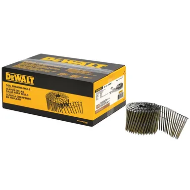 DeWalt DWC10P120D, accessory: 3 in. x 0.120 in. Metal Coil Nails (2700 per Box)
