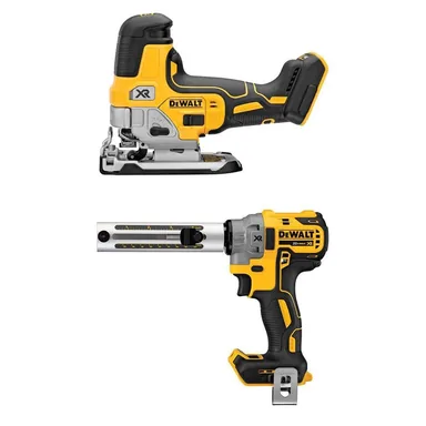 DeWalt DCS335BWDCE151B, bundle: 20V MAX XR Cordless Barrel Grip Jigsaw and 20V MAX XR Cordless Brushless Cable Stripper (Tools-Only)
