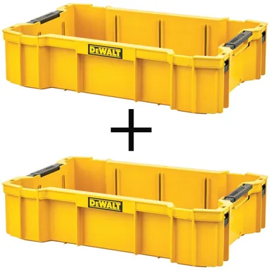 DeWalt DWST08120W8120, accessory: TOUGHSYSTEM 2.0 Deep Tool Tray (2 Pack)