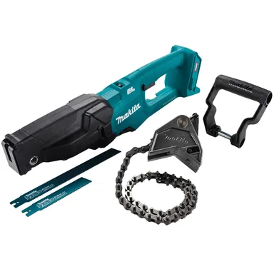 Makita GRJ03Z, bare tool: Makita GRJ03Z 40V max XGT Brushless Recipro Pipe Saw w/ Chain Vise, Tool Only