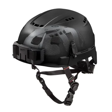 Milwaukee 48-73-1360, accessory: BOLT Black Type 2 Class C Vented Safety Helmet with IMPACT-ARMOR Liner (photograph from the Home Depot listing)