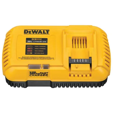 DeWalt DCB1112, accessory: 20V and FLEXVOLT 12 Amp Fan Cooled Fast Charger