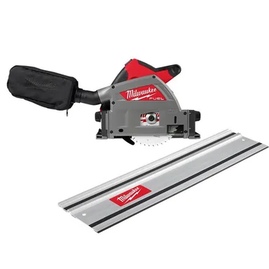 Milwaukee 2831-20-48-08-0570, bundle: M18 FUEL 18V Lithium-Ion Cordless Brushless 6-1/2 in. Plunge Cut Track Saw with 31 in. Track Saw Guide Rail