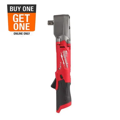 Milwaukee 2565P-20, bare tool: M12 FUEL 12V Lithium-Ion Brushless Cordless 1/2 in. Right Angle Impact Wrench with Pin Detent (Tool-Only)