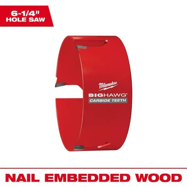 Milwaukee 49-56-9275, accessory: 6-1/4 in. Big Hawg Carbide Hole Saw