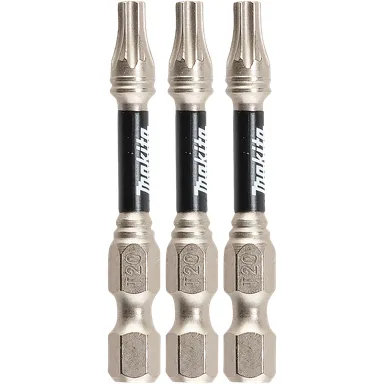 Makita E-00848, accessory: Makita E-00848 Impact XPS T20 Torx 2" Power Bit, 3/pk