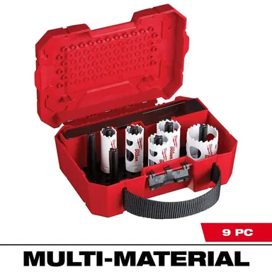 Milwaukee 49-22-4006, accessory: Hole Dozer General Purpose Bi-Metal Hole Saw Set (9-Piece)