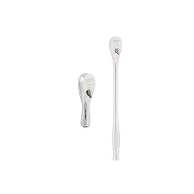 Milwaukee 48-22-9003-48-22-9005, bundle: 1/4 in. Drive 90-Tooth 3 in. Stubby Ratchet with 1/4 in. Drive 90-Tooth 9 in. Extended Ratchet (2-Piece)
