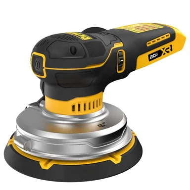 DeWalt DCW230B, bare tool: 20-Volt XR Cordless 6 in. Random Orbit Sander (Tool Only) (photograph from the Home Depot listing)