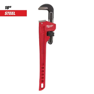 Milwaukee 48-22-7118, unpowered: 18 in. Steel Pipe Wrench