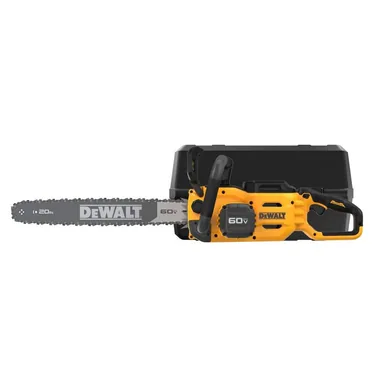 DeWalt DCCS677B, bare tool: FLEXVOLT 60-Volt MAX 20 in. Brushless Cordless Battery Powered Chainsaw and Case (Tool with Case Only) (photograph from the Home Depot listing)