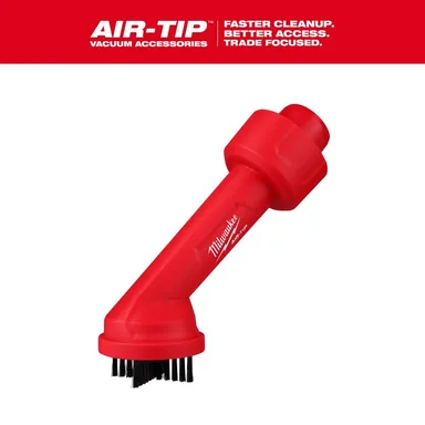 Milwaukee 49-90-2035, accessory: AIR-TIP 1-1/4 in. - 2-1/2 in. Cross Brush Tool Wet/Dry Shop Vacuum Attachment (1-Piece)