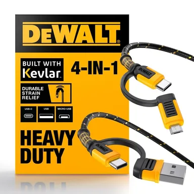 DeWalt 131 1365 DW2, unclassified: Combo Cable Type C/Micro USB to Type C/USB 6 ft.