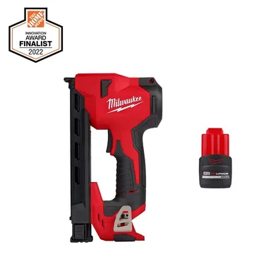 Milwaukee 2448-20-48-11-2425, bundle: M12 12-Volt Lithium-Ion Cordless Cable Stapler w/CP High Output 2.5 Ah Battery Pack