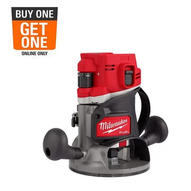 Milwaukee 2838-20, bare tool: M18 FUEL 18V Lithium-Ion Cordless Brushless 1/2 in. Router (Tool-Only) (photograph from the Home Depot listing)