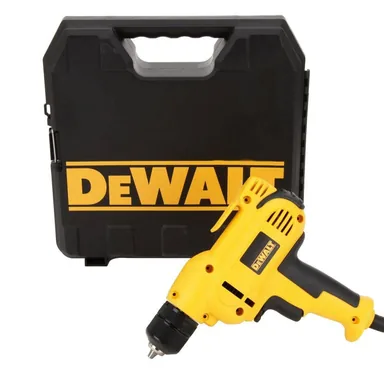 DeWalt DWD115K, standalone tool: 8 Amp 3/8 in. Variable Speed Reversing Mid-Handle Drill Kit with Keyless Chuck